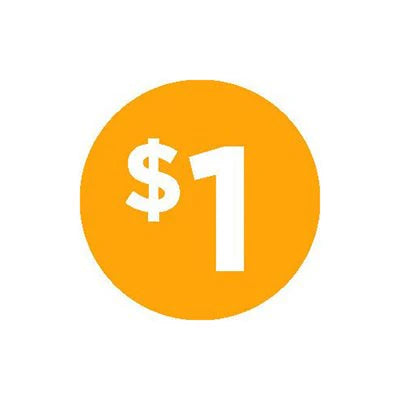 $1 Item or $1 of Store Credit