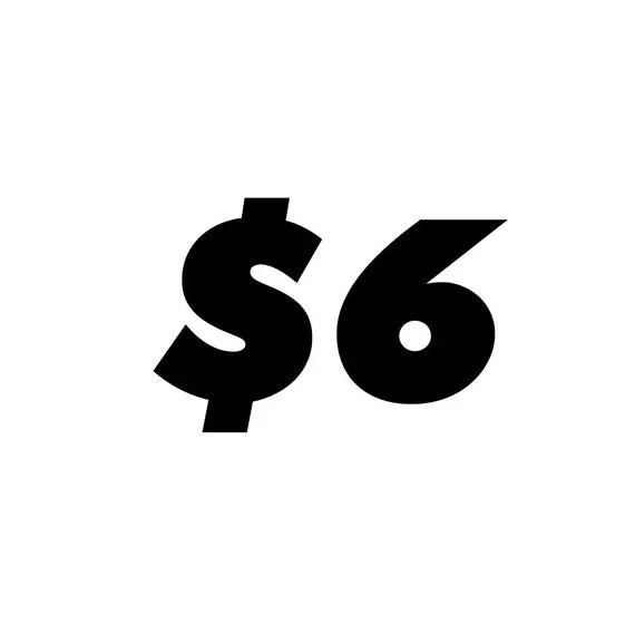 $6 Worth of Snacks or $6 Store Credit